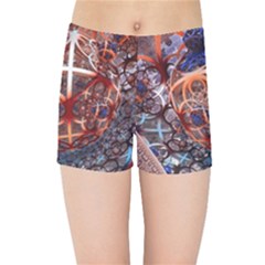 Complexity Chaos Structure Kids Sports Shorts by Sapixe