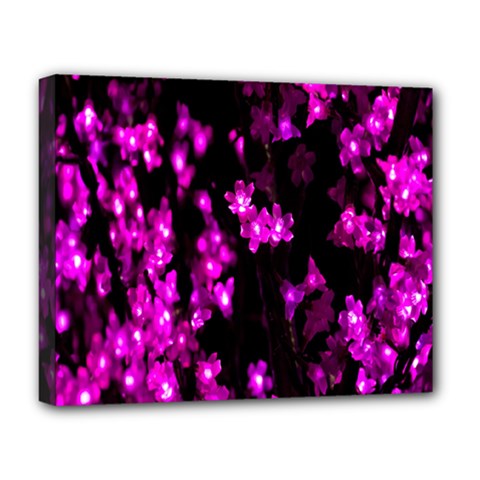 Abstract Background Purple Bright Deluxe Canvas 20  X 16   by Sapixe