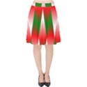 Christmas Geometric Background Velvet High Waist Skirt View1