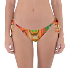 Christmas Design Seamless Pattern Reversible Bikini Bottom