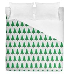 Christmas Background Christmas Tree Duvet Cover (queen Size)