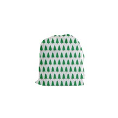 Christmas Background Christmas Tree Drawstring Pouches (xs) 