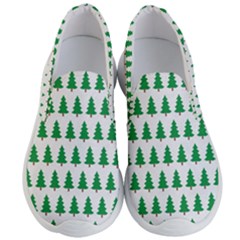 Christmas Background Christmas Tree Men s Lightweight Slip Ons by Sapixe
