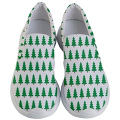 Christmas Background Christmas Tree Women s Lightweight Slip Ons by Sapixe