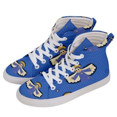 Christmas Holidays Seamless Pattern Women s Hi-top Skate Sneakers