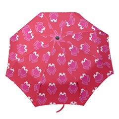 Christmas Red Pattern Reasons Folding Umbrellas by Sapixe