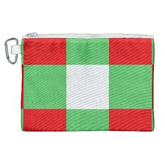 Fabric Christmas Colors Bright Canvas Cosmetic Bag (xl) by Sapixe