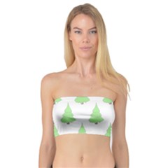 Background Christmas Christmas Tree Bandeau Top