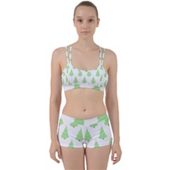 Background Christmas Christmas Tree Women s Sports Set by Sapixe