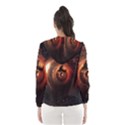 Steampunk Airship Sailing the Stars of Deep Space Hooded Wind Breaker (Women) View2