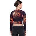 Steampunk Airship Sailing the Stars of Deep Space Bomber Jacket View2