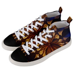 Light Star Lighting Lamp Men s Mid-top Canvas Sneakers