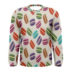 Macaron Macaroon Stylized Macaron Men s Long Sleeve Tee by Sapixe