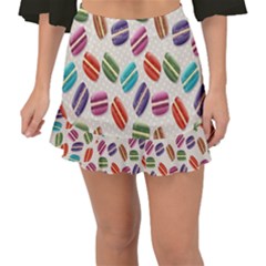 Macaron Macaroon Stylized Macaron Fishtail Mini Chiffon Skirt by Sapixe