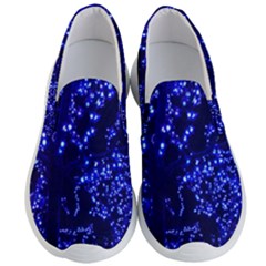 Lights Blue Tree Night Glow Men s Lightweight Slip Ons