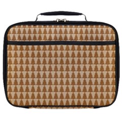 Pattern Gingerbread Brown Full Print Lunch Bag by Sapixe