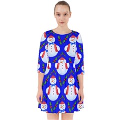 Seamless Repeat Repeating Pattern Smock Dress by Sapixe