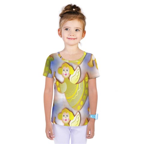 Seamless Repeat Repeating Pattern Kids  One Piece Tee by Sapixe