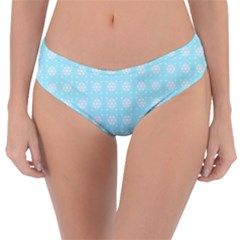 Snowflakes Paper Christmas Paper Reversible Classic Bikini Bottoms