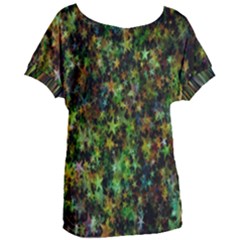 Star Abstract Advent Christmas Women s Oversized Tee by Sapixe