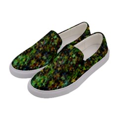 Star Abstract Advent Christmas Women s Canvas Slip Ons