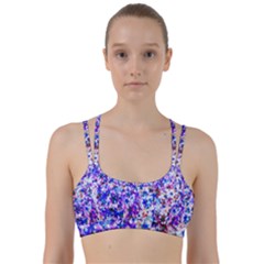 Star Abstract Advent Christmas Line Them Up Sports Bra