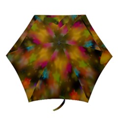 Star Background Texture Pattern Mini Folding Umbrellas by Sapixe
