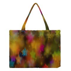 Star Background Texture Pattern Medium Tote Bag by Sapixe