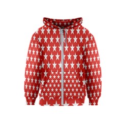 Star Christmas Advent Structure Kids  Zipper Hoodie