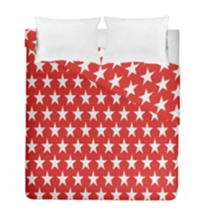 Star Christmas Advent Structure Duvet Cover Double Side (Full/ Double Size)