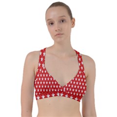 Star Christmas Advent Structure Sweetheart Sports Bra