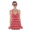 Star Christmas Advent Structure Halter Dress Swimsuit  View1