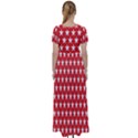 Star Christmas Advent Structure High Waist Short Sleeve Maxi Dress View2