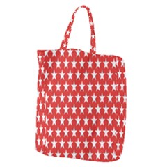 Star Christmas Advent Structure Giant Grocery Zipper Tote