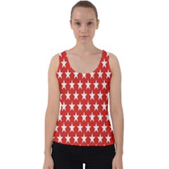 Star Christmas Advent Structure Velvet Tank Top