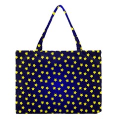 Star Christmas Red Yellow Medium Tote Bag