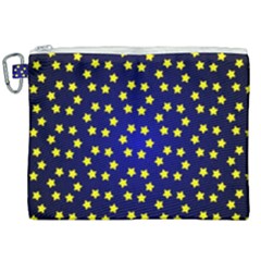 Star Christmas Red Yellow Canvas Cosmetic Bag (xxl) by Sapixe