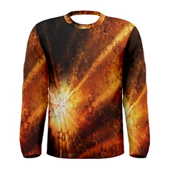 Star Sky Graphic Night Background Men s Long Sleeve Tee by Sapixe