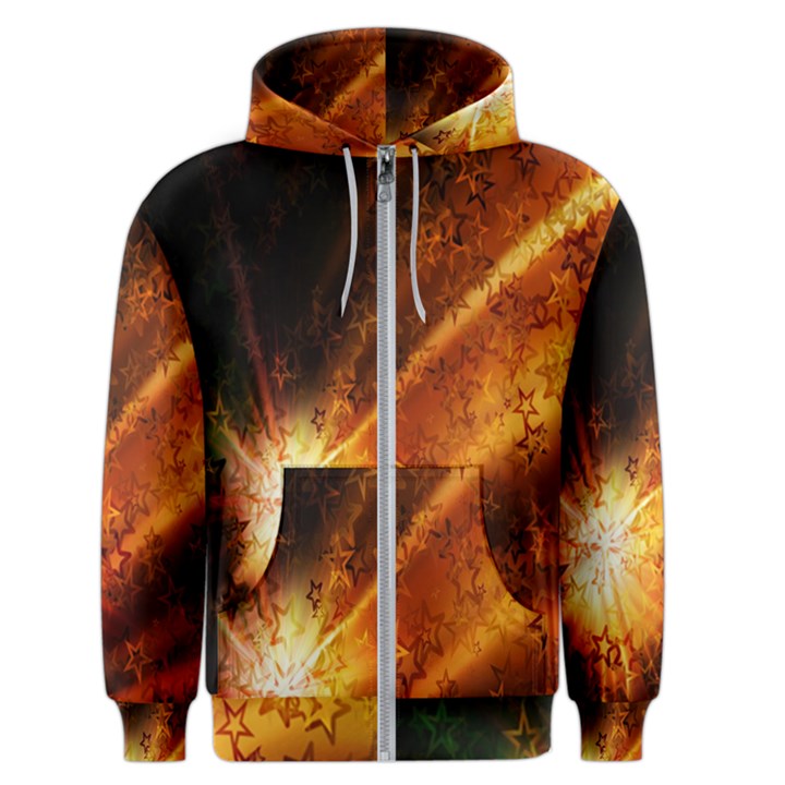 Star Sky Graphic Night Background Men s Zipper Hoodie