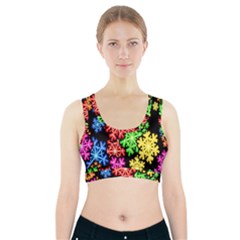 Wallpaper Background Abstract Sports Bra With Pocket