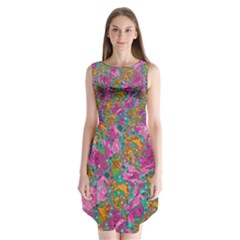 Flower Paisley 1 Sleeveless Chiffon Dress   by stephenlinhart