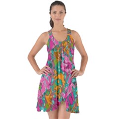 Flower Paisley 1 Show Some Back Chiffon Dress by stephenlinhart