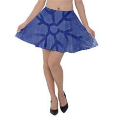 Winter Hardest Frost Cold Velvet Skater Skirt by Sapixe