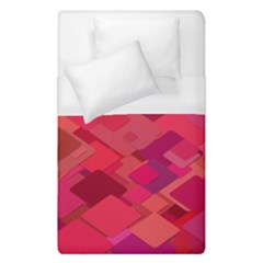 Red Background Pattern Square Duvet Cover (single Size) by Sapixe