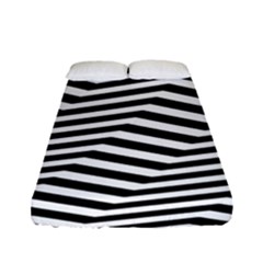 Zig Zag Zigzag Chevron Pattern Fitted Sheet (full/ Double Size)