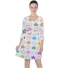 Stars Set Up Element Disjunct Image Ruffle Dress