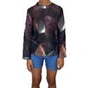 Crystals Background Design Luxury Kids  Long Sleeve Swimwear View1