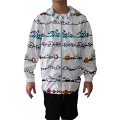 Decoration Element Style Pattern Hooded Wind Breaker (kids) by Sapixe