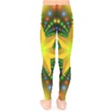 Christmas Star Fractal Symmetry Kids  Legging View2