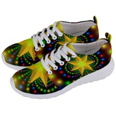 Christmas Star Fractal Symmetry Men s Lightweight Sports Shoes